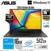 " Laptop ASUS Vivobook 16 X1605VA-MB1234 Intel Core i5 13420H RAM 16GB Disco 512GB SSD 16"" WUXGA FreeDos"