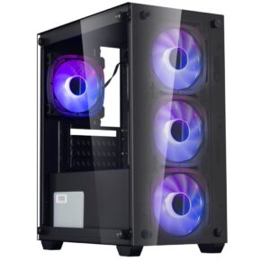CASE GAMER CON FUENTE RAGNAROK 323 Fuente de 550W Puertos: 2xUSB 2.0, 1xUSB 3.0