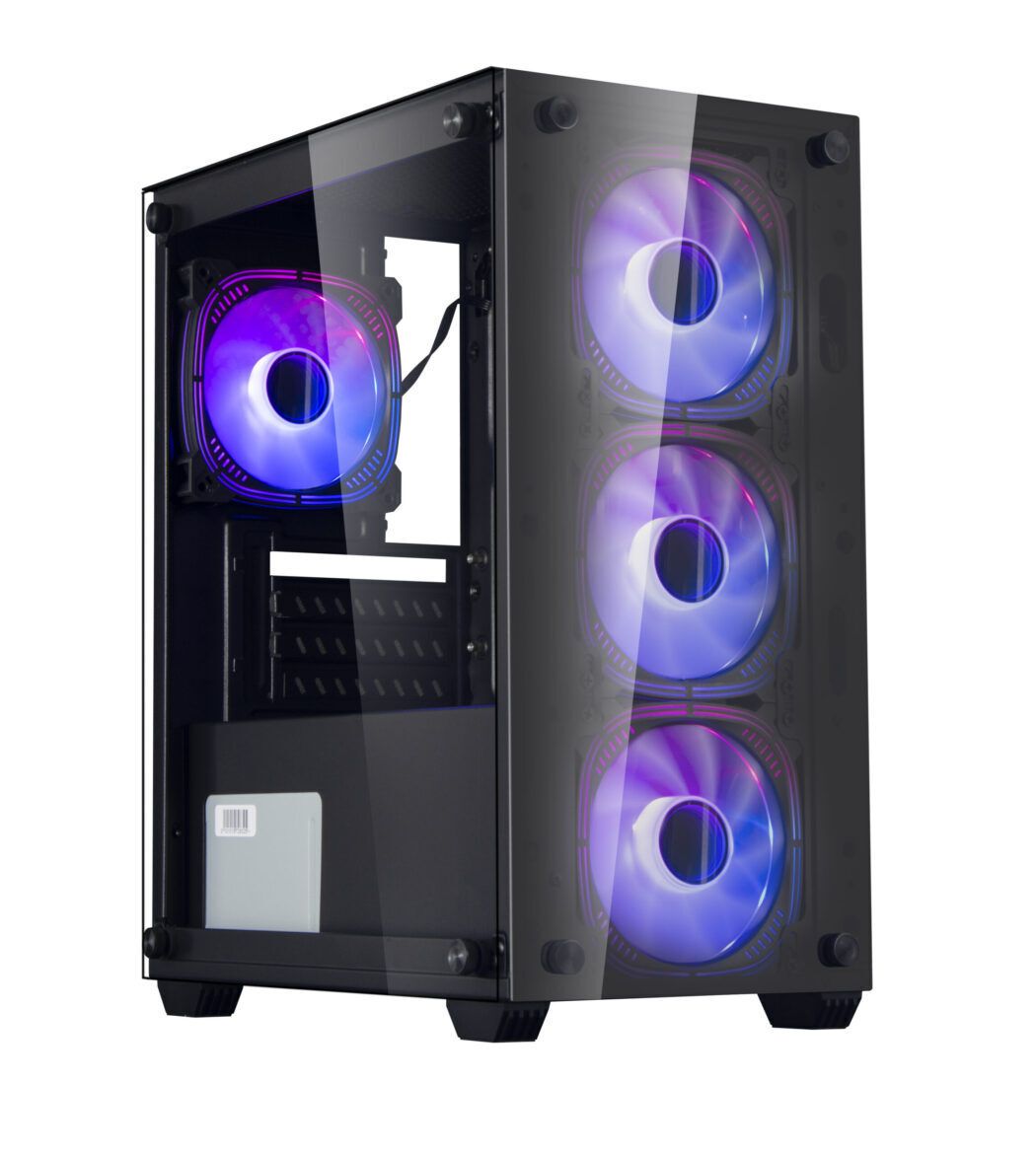CASE GAMER CON FUENTE RAGNAROK 323 Fuente de 550W Puertos: 2xUSB 2.0, 1xUSB 3.0