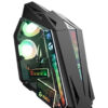 Case gamer TEROS TE-1314G, Mid Tower, USB 3.0 / USB 2.0, audio, ventilador ARGB, negro