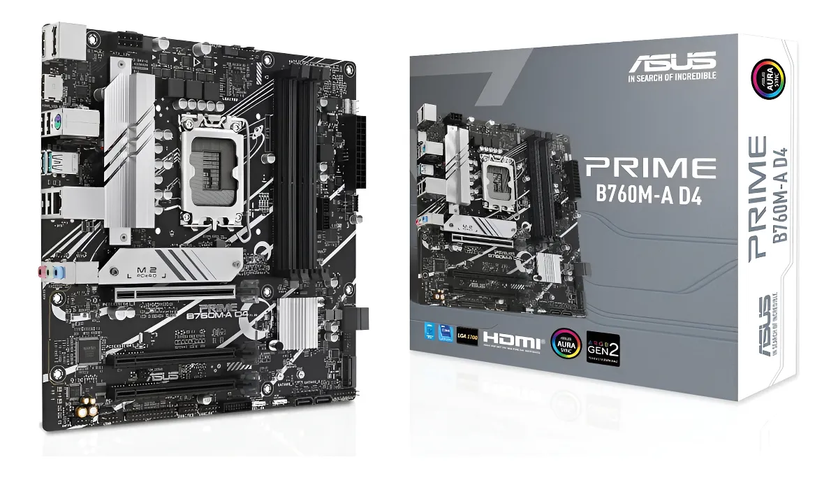 Motherboard ASUS Prime B760M-A D4, Chipset Intel B760, LGA1700,