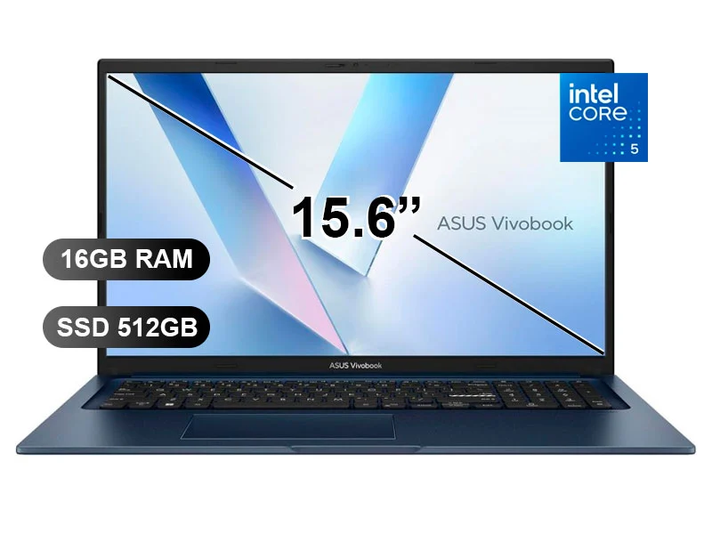 LAPTOP ASUS VIVOBOOK15 X1504VA-BQ4055, I5-120U, 16GB RAM, 512GB SSD,